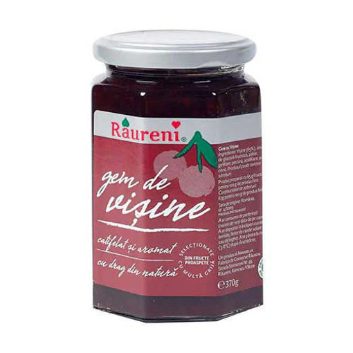 Raureni Sour Cherry Jam -Gem de Visine 12.34 oz (370 g)