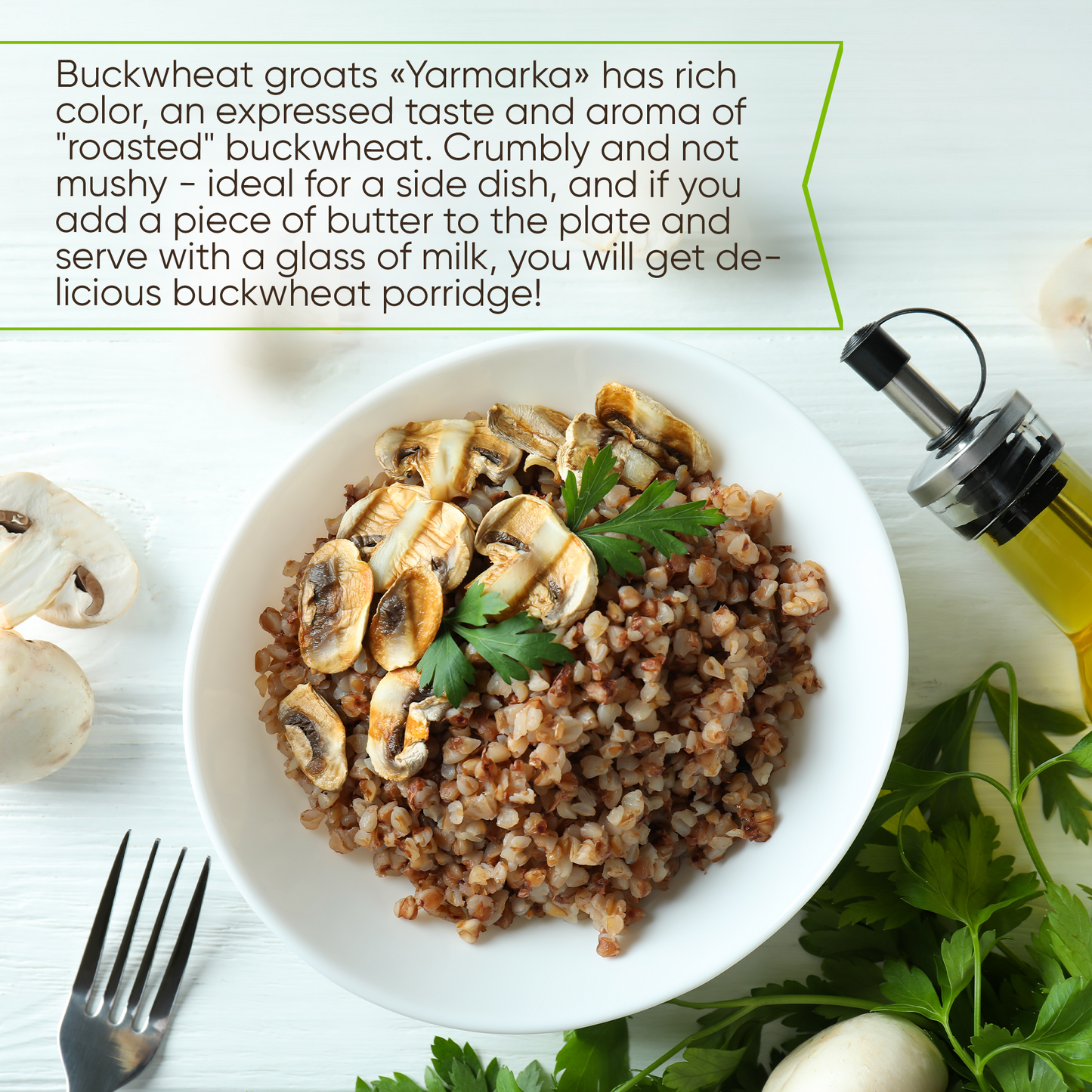 Yarmarka Farm Rosted Buckwheat Groats 24.7 oz - Pack of 6