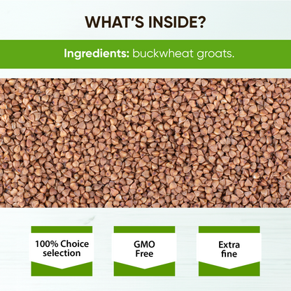 Yarmarka Boil-in-Bag Buckwheat Groats – 5 x 80g (14.1 oz)