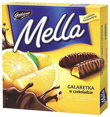 Jutrzenka MELLA Cocolate Coated Jelly, 6.7oz