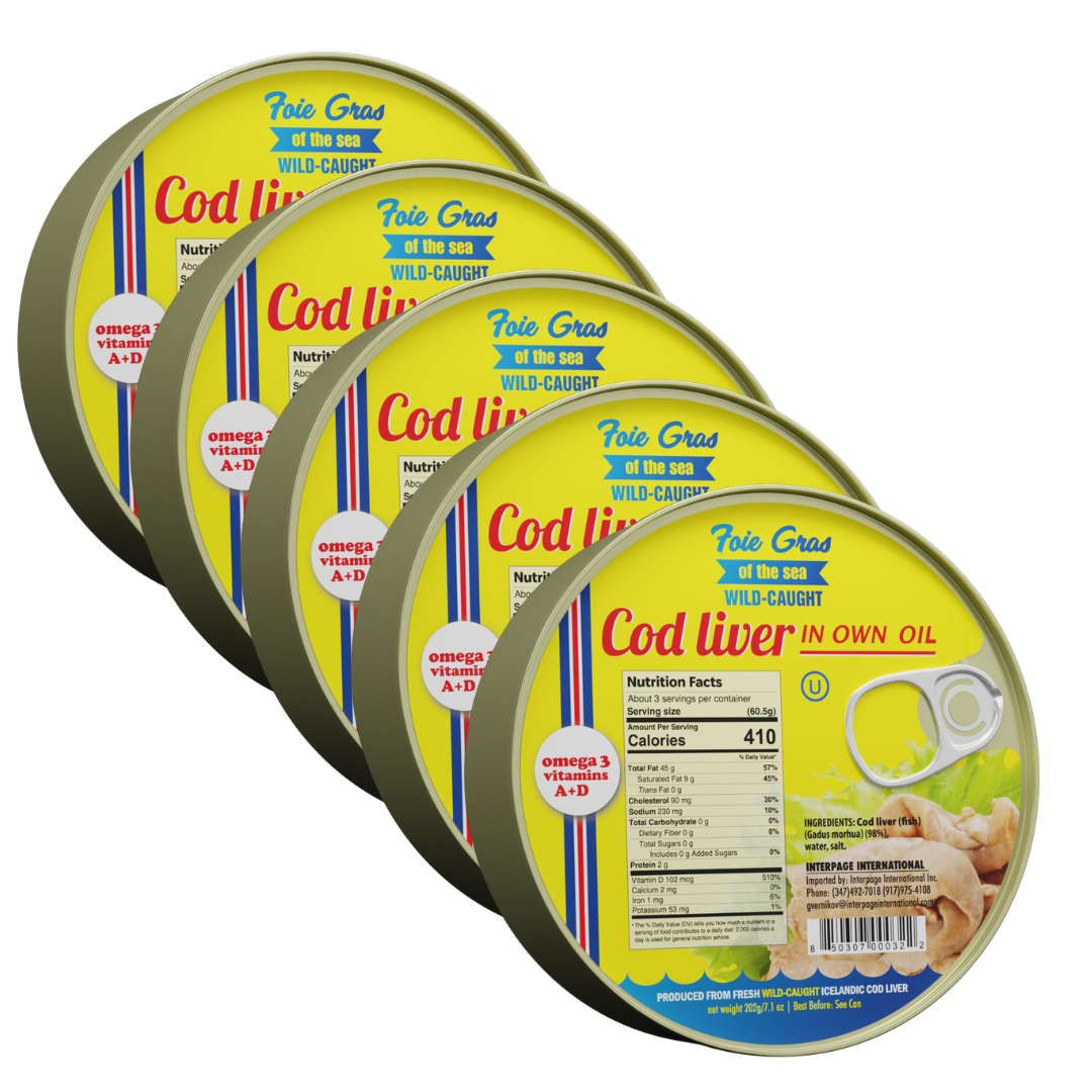 Foie Gras of the Sea Cod Liver 7.1 oz