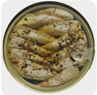 Grilled Catch Wild Caught Brisling Sardines in olive oil with Provence Seasoning, 4.2 Ounce