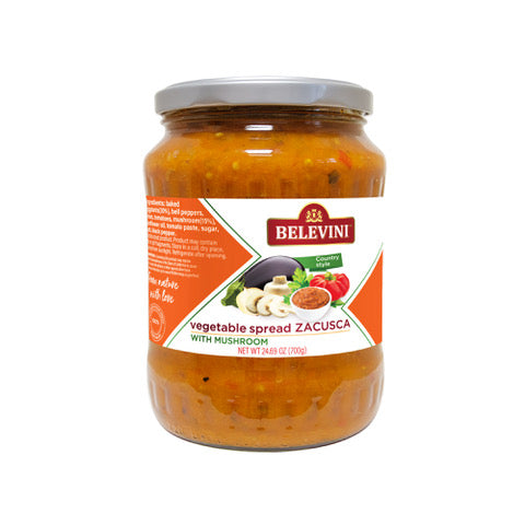 Belevini Vegetable Spread with Mushrooms 24.69oz( 700g)